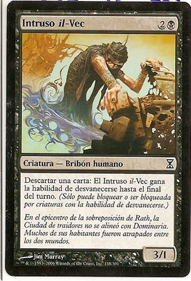 Magic espiral del tiempo Intruso il-vec 138/301 español